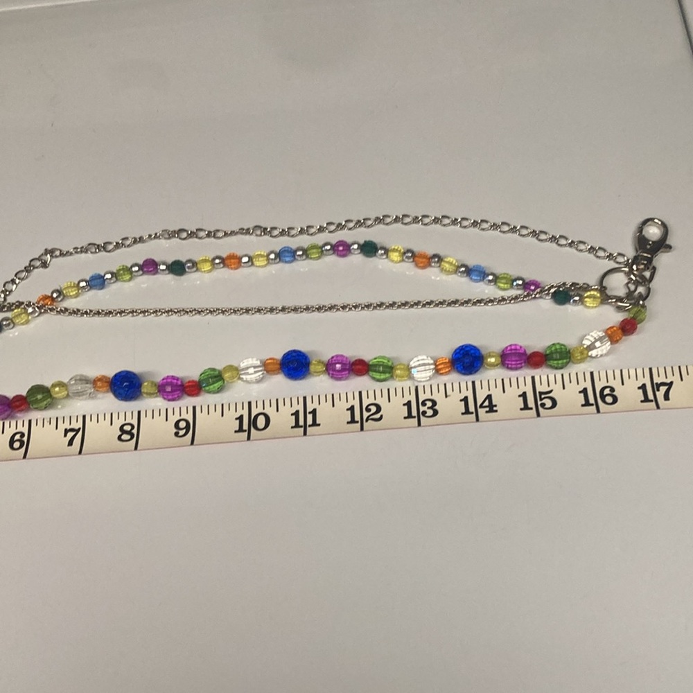 Silver Beaded Versatile Chain - image 8